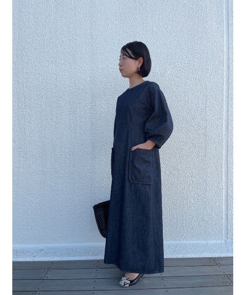 新入荷 BEARDSLEY（ビアズリー）の「袖ぷっくりデニムワンピース ワンピース