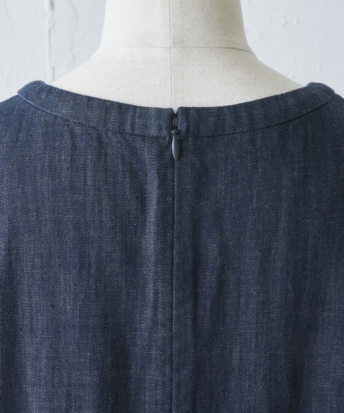 BEARDSLEY（ビアズリー）の「袖ぷっくりデニムワンピース