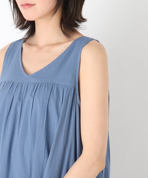 SHOO・LA・RUE（シューラルー）の「◆【INDIA】ティアードワンピース（ワンピース・レディース・ブラック/ブルー/ライトグリーン/ナチュラル・00）」の13枚目の写真