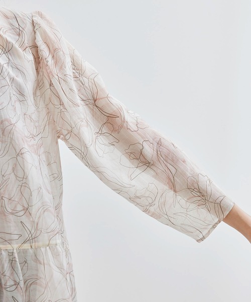 ROPE' PICNIC（ロペピクニック）の「【2WAY】ボリュームスリーブシアーブラウス（シャツ/ブラウス・レディース・ホワイト/ブラック/ピンク系その他2・38）」の13枚目の写真