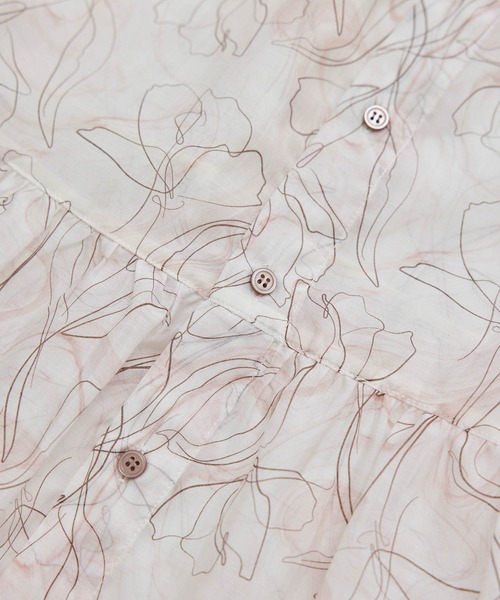 ROPE' PICNIC（ロペピクニック）の「【2WAY】ボリュームスリーブシアーブラウス（シャツ/ブラウス・レディース・ホワイト/ブラック/ピンク系その他2・38）」の8枚目の写真