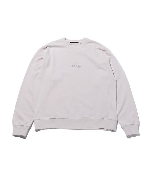 STAMPD(スタンプド)の「<STAMPD> STACKED LOGO CN/スウェット(スウェット・メンズ・ブラック/ナチュラル・MEDIUM/L/X-LARGE)」の2枚目の写真