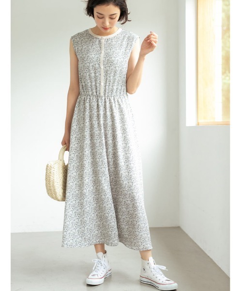 セール 小花柄配色ライン切り替えワンピース ワンピース Fifth フィフス のファッション通販 Zozotown