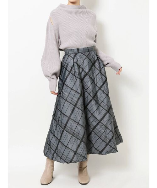 dazzlin(ダズリン)の「ナイロンボリュームドールスカート(スカート・レディース・ブラウン/グレー・FREE)」の7枚目の写真