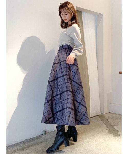 dazzlin(ダズリン)の「ナイロンボリュームドールスカート(スカート・レディース・ブラウン/グレー・FREE)」の16枚目の写真