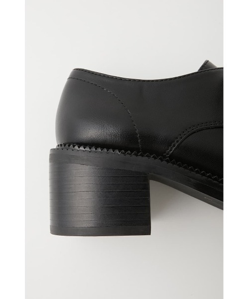MOUSSY(マウジー)の「LACE UP SQUARE シューズ(ブーツ・レディース・ブラック/アイボリー・LARGE/SMALL/MEDIUM)」の8枚目の写真
