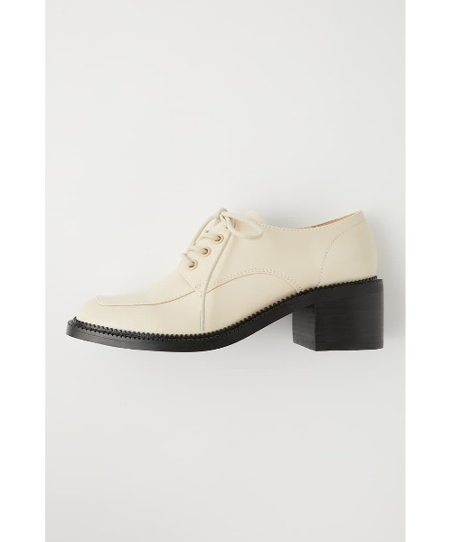 MOUSSY(マウジー)の「LACE UP SQUARE シューズ(ブーツ・レディース・ブラック/アイボリー・LARGE/SMALL/MEDIUM)」の11枚目の写真