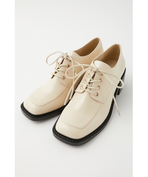 MOUSSY(マウジー)の「LACE UP SQUARE シューズ(ブーツ・レディース・ブラック/アイボリー・LARGE/SMALL/MEDIUM)」の13枚目の写真