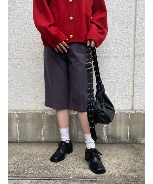 MOUSSY(マウジー)の「LACE UP SQUARE シューズ(ブーツ・レディース・ブラック/アイボリー・LARGE/SMALL/MEDIUM)」の22枚目の写真