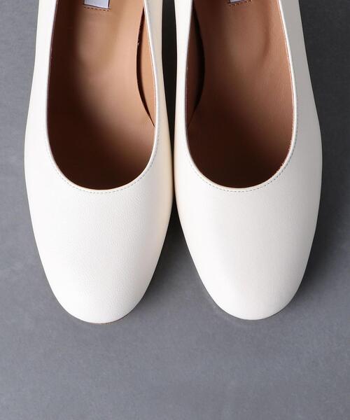 UNITED ARROWS(ユナイテッドアローズ)の「<UNITED ARROWS>ラウンド チャンキー パンプス(パンプス・レディース・ブラウン/オフホワイト・38/35/36/37/35h/36h/37h)」の12枚目の写真