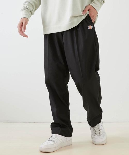 オクスン　テーパードチノパンツ　ブラック　サイズL Dickies チノパン ディッキーズ 別注 ツータックワイド