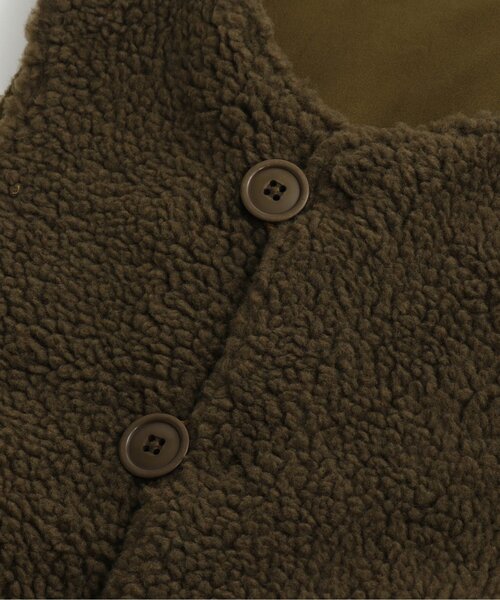 F.O.U（エフオーユー）の「リバーシブルオーバーベスト_ジュニア（ベスト・キッズ・ネイビー/カーキ・160/150）」の19枚目の写真