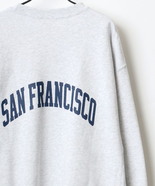 BEN DAVIS（ベンデイビス）の「BEN DAVIS/ベンデイビス ビッグシルエット カレッジ ロゴ スウェット トレーナー（スウェット・メンズ・チャコールグレー/アッシュグレー/パープル/ネイビー・M/L/XL）」の13枚目の写真