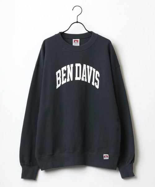BEN DAVIS（ベンデイビス）の「BEN DAVIS/ベンデイビス ビッグシルエット カレッジ ロゴ スウェット トレーナー（スウェット・メンズ・チャコールグレー/アッシュグレー/パープル/ネイビー・M/L/XL）」の7枚目の写真