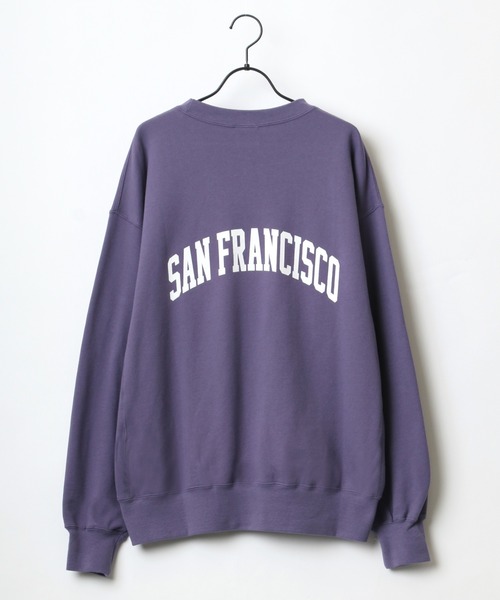 BEN DAVIS（ベンデイビス）の「BEN DAVIS/ベンデイビス ビッグシルエット カレッジ ロゴ スウェット トレーナー（スウェット・メンズ・チャコールグレー/アッシュグレー/パープル/ネイビー・M/L/XL）」の10枚目の写真