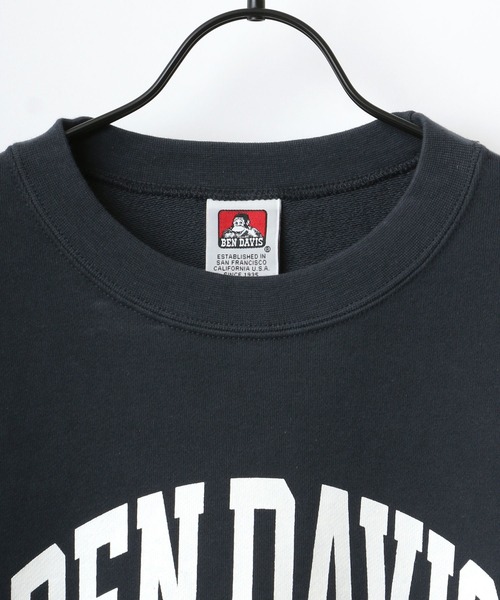 BEN DAVIS（ベンデイビス）の「BEN DAVIS/ベンデイビス ビッグシルエット カレッジ ロゴ スウェット トレーナー（スウェット・メンズ・チャコールグレー/アッシュグレー/パープル/ネイビー・M/L/XL）」の8枚目の写真