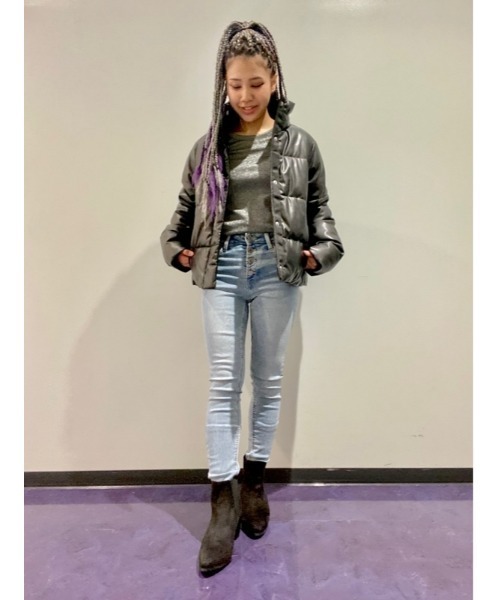 GAP（ギャップ）の「ウォッシュウェル(TM) ハイライズ レギングジーンズ（デニムパンツ・レディース・ライトインディゴブルー・24/25/26/27/30/28/29/23）」の13枚目の写真