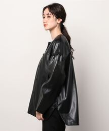 ジャケット・アウター CLANE VOLUME SLEEVE LEATHER BLOUSON CLANE（クラネ）の「VOLUME SLEEVE LEATHER BLOUSON（ブルゾン