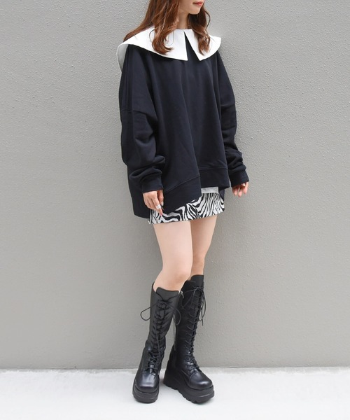 NOFALL（ノーフォール）の「レースアップトラックソールロングブーツ（ブーツ・レディース・ブラック・LL/S/M/L/3L/SS）」の11枚目の写真