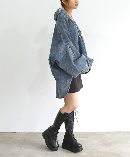 NOFALL（ノーフォール）の「レースアップトラックソールロングブーツ（ブーツ・レディース・ブラック・LL/S/M/L/3L/SS）」の18枚目の写真