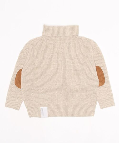 Smoothy(スムージー)の「Smoothy Nep turtleneck Knit / スムージー ネップタートルニット(ニット/セーター・キッズ・ベージュ・L/M/XL/S)」の4枚目の写真