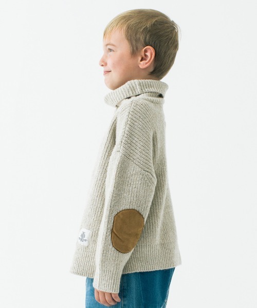 Smoothy(スムージー)の「Smoothy Nep turtleneck Knit / スムージー ネップタートルニット(ニット/セーター・キッズ・ベージュ・L/M/XL/S)」の5枚目の写真