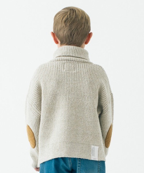 Smoothy(スムージー)の「Smoothy Nep turtleneck Knit / スムージー ネップタートルニット(ニット/セーター・キッズ・ベージュ・L/M/XL/S)」の6枚目の写真