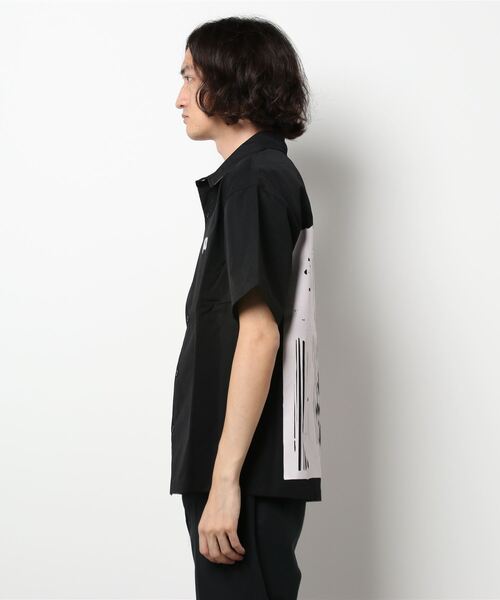 UP START（アップスタート）の「バックプリントオーバーシャツ（シャツ/ブラウス・メンズ・ブラック・LARGE）」の3枚目の写真