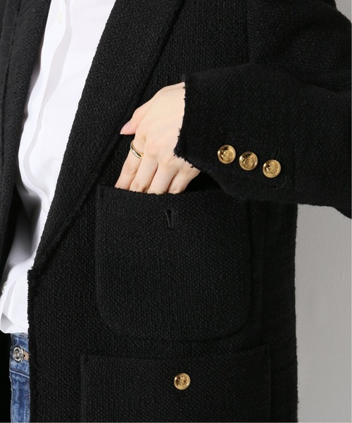 Plage GIRL ツィードノーカラージャケット　size36 plage（プラージュ）の「【GIRL】ツィードノーカラージャケット