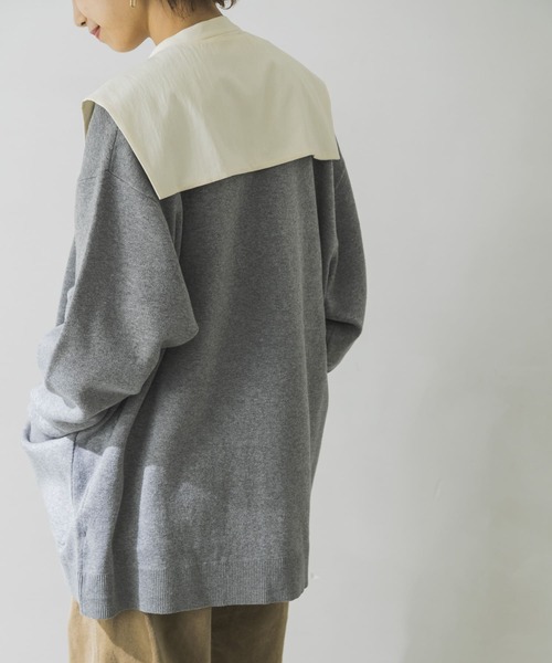 URBAN RESEARCH（アーバンリサーチ）の「ボーイフレンドVネックカーディガン（カーディガン/ボレロ・レディース・ライトベージュ/グレー/ピンク/ブルー系その他・FREE）」の18枚目の写真