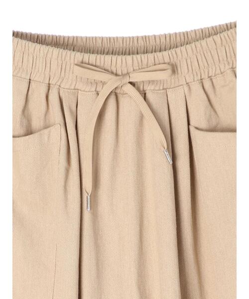 koe（コエ）の「ツイルベイカーバルーンパンツ*（その他パンツ・レディース・カーキ/ベージュ・L/M）」の10枚目の写真
