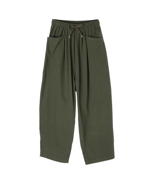 koe（コエ）の「ツイルベイカーバルーンパンツ*（その他パンツ・レディース・カーキ/ベージュ・L/M）」の22枚目の写真