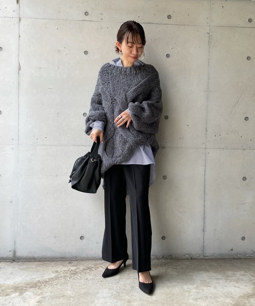 DouDou(ドゥドゥ)の「イージースリットパンツ(その他パンツ・レディース・ブラック/レッド/グリーン・FREE)」の17枚目の写真