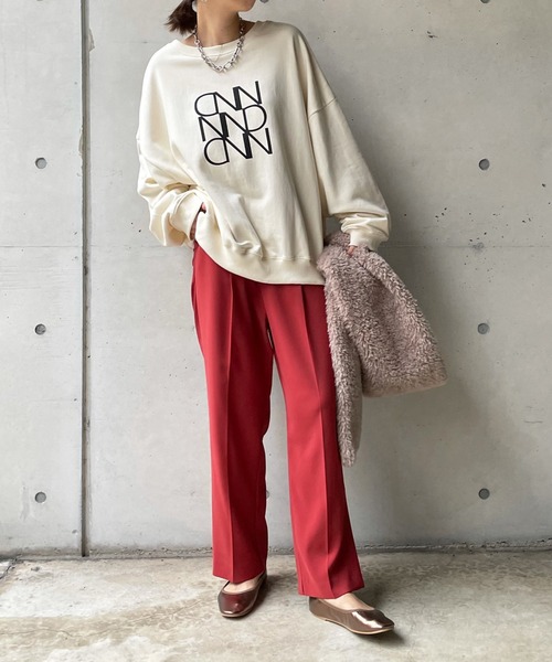 DouDou(ドゥドゥ)の「イージースリットパンツ(その他パンツ・レディース・ブラック/レッド/グリーン・FREE)」の11枚目の写真