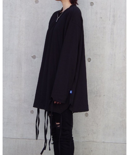 VIBGYOR（ヴィブジョー）の「【Re:one】-NINE NUTS-  LONG STRING TEE(MA)（Tシャツ/カットソー・メンズ・ホワイト/ブラック・FREE）」の12枚目の写真
