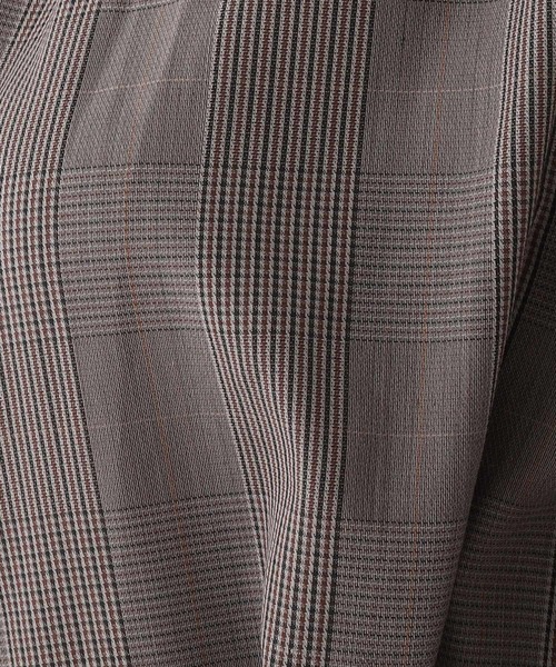 AG by aquagirl(エージーバイアクアガール)の「◆オーバーチェックスタンドネックギャザーワンピース【WEB限定サイズ】(ワンピース・レディース・グレー系1/ブラウン系2・34/36/38/40)」の16枚目の写真