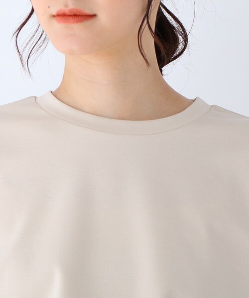 DRESKIP(ドレスキップ)の「◆アシメ切り替えギャザープルオーバー(Tシャツ/カットソー・レディース・ナチュラル/ブラック/グリーン/ダークブラウン・03/04/02)」の5枚目の写真