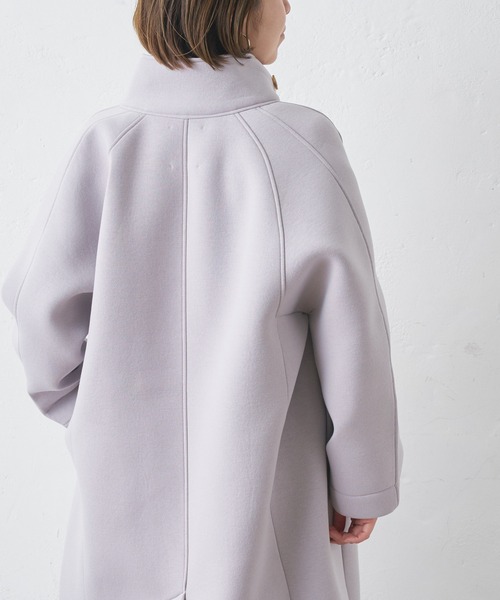 BONbazaar(ボンバザール)の「★OT★《ハンサムな女性に変身》スタンドカラーロングコート(その他アウター・レディース・モカ/ライトグレー・FREE)」の22枚目の写真
