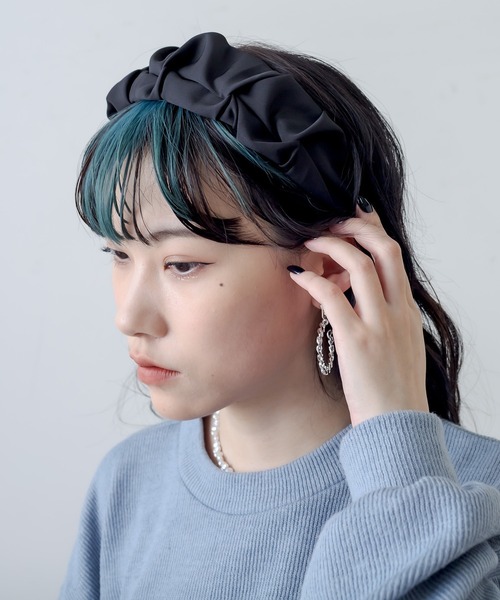 RASVOA(ラスボア)の「ワイドタックカチューシャ(カチューシャ・レディース・ブラック・FREE)」の9枚目の写真