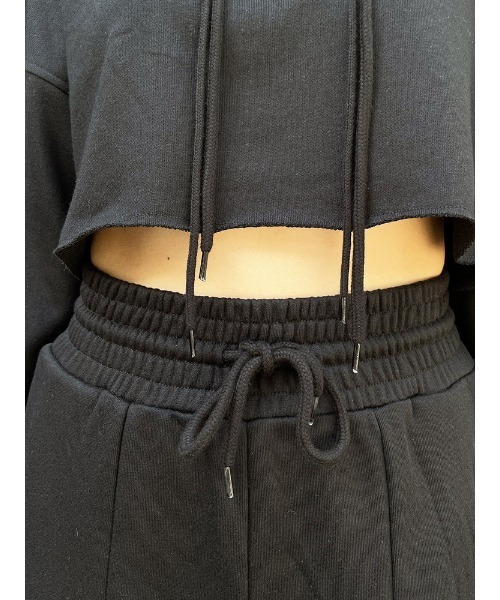 ENVYM（アンビー）の「ベリーショートフーディー（Tシャツ/カットソー・レディース・ホワイト/ブラック/Moca・FREE）」の13枚目の写真