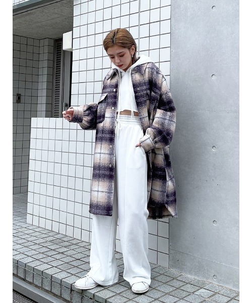 ENVYM（アンビー）の「ベリーショートフーディー（Tシャツ/カットソー・レディース・ホワイト/ブラック/Moca・FREE）」の22枚目の写真