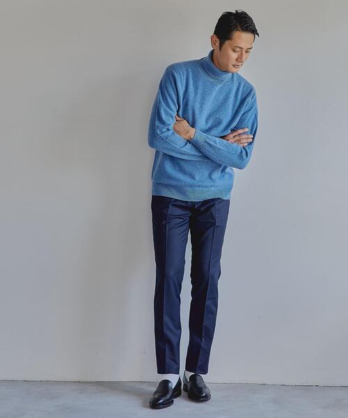 green label relaxing(グリーンレーベルリラクシング)の「TWPU フラノ マジコン NP スラックス -ウォッシャブル・ストレッチ・ウエストアジャスター-(スラックス・メンズ・ダークグレー/グレー/ネイビー/ブラウン/ロイヤルブルー・M/XL/L/XS/S)」の7枚目の写真