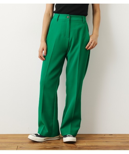 RODEO CROWNS WIDE BOWL（ロデオクラウンズワイドボウル）の「EASY COLOR スラックスパンツ（スラックス・レディース・グリーン/オレンジ/ブラック・MEDIUM/SMALL）」の3枚目の写真