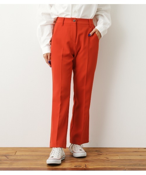 RODEO CROWNS WIDE BOWL（ロデオクラウンズワイドボウル）の「EASY COLOR スラックスパンツ（スラックス・レディース・グリーン/オレンジ/ブラック・MEDIUM/SMALL）」の6枚目の写真