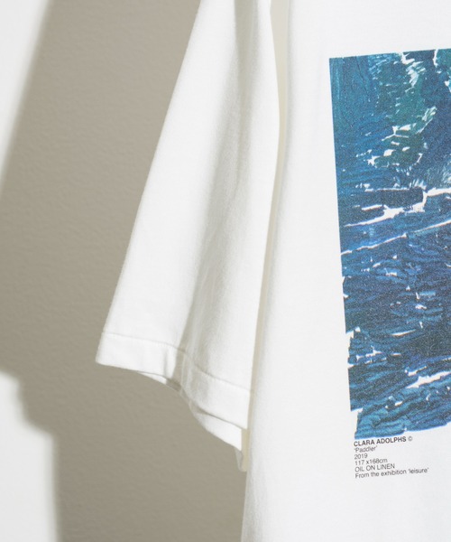 JANESMITH（ジェーンスミス）の「JANESMITH ジェーンスミス / PADDLER & 6PM SHORT SLEEVE T-SHIRT グラフィックプリントビッグシルエットTシャツ / 22SCT-#160S-CA（Tシャツ/カットソー・レディース・ホワイト/ブラック・MEDIUM/X-LARGE/LARGE/SMALL）」の4枚目の写真