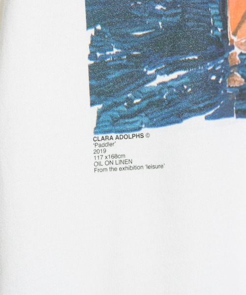 JANESMITH（ジェーンスミス）の「JANESMITH ジェーンスミス / PADDLER & 6PM SHORT SLEEVE T-SHIRT グラフィックプリントビッグシルエットTシャツ / 22SCT-#160S-CA（Tシャツ/カットソー・レディース・ホワイト/ブラック・MEDIUM/X-LARGE/LARGE/SMALL）」の6枚目の写真