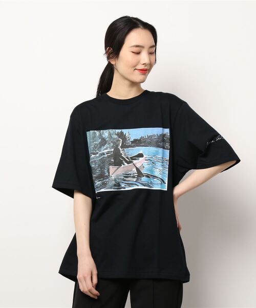 JANESMITH（ジェーンスミス）の「JANESMITH ジェーンスミス / PADDLER & 6PM SHORT SLEEVE T-SHIRT グラフィックプリントビッグシルエットTシャツ / 22SCT-#160S-CA（Tシャツ/カットソー・レディース・ホワイト/ブラック・MEDIUM/X-LARGE/LARGE/SMALL）」の18枚目の写真