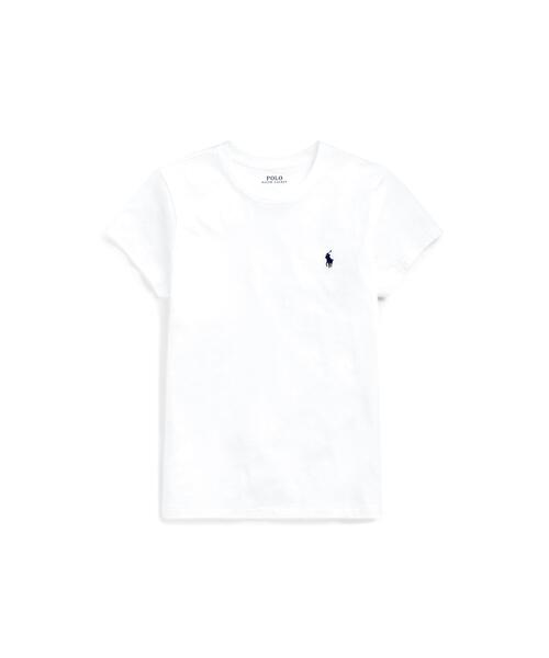 POLO RALPH LAUREN(ポロ ラルフ ローレン)の「コットン クルーネック Tシャツ(Tシャツ/カットソー・レディース・ホワイト・M/L/XL/S/XS)」の2枚目の写真