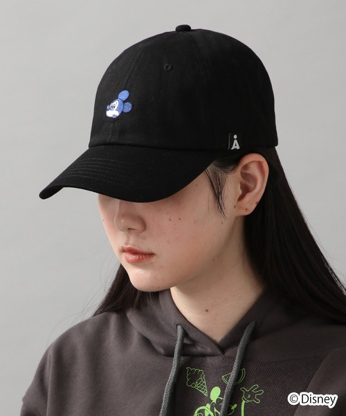 Disney(ディズニー)の「ALAND JAPAN 限定コレクション【UNISEX】ALAND/MICKEY/AGOODS CAP 2255942(キャップ・レディース・ブラック/ベージュ・ONE SIZE)」の3枚目の写真