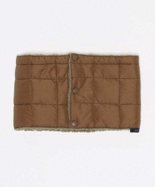 TAION（タイオン）の「TAION リバーシブルダウンネックウォーマー（ネックウォーマー/スヌード・メンズ・バーガンディー/ネイビー/オフホワイト/グレー/ブラック/ライトグレー/ダークネイビー/ブラウン/チョコ/その他2/グレー系その他・FREE）」の7枚目の写真